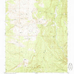 United States Geological Survey Mogote Peak, NM (1953, 24000-Scale) digital map