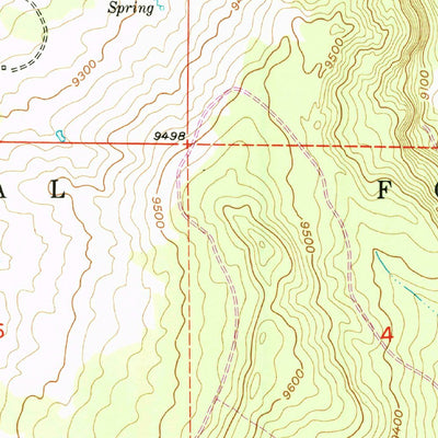 United States Geological Survey Mogote Peak, NM (1953, 24000-Scale) digital map
