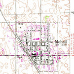 United States Geological Survey Mohall, ND (1948, 24000-Scale) digital map