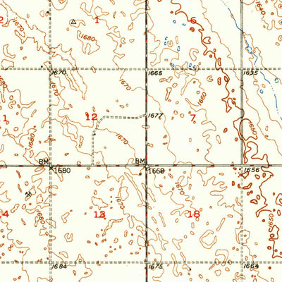 United States Geological Survey Mohall, ND (1950, 62500-Scale) digital map