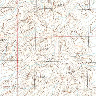 United States Geological Survey Mohave Peak, AZ (1986, 24000-Scale) digital map