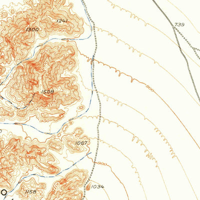 United States Geological Survey Mohawk, AZ (1926, 62500-Scale) digital map