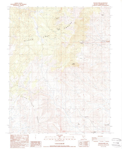 United States Geological Survey Mohawk Mine, NV (1987, 24000-Scale) digital map