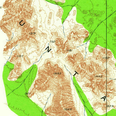United States Geological Survey Mohawk Mountains, AZ (1927, 62500-Scale) digital map