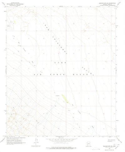 United States Geological Survey Mohawk Mountains NE, AZ (1965, 24000-Scale) digital map