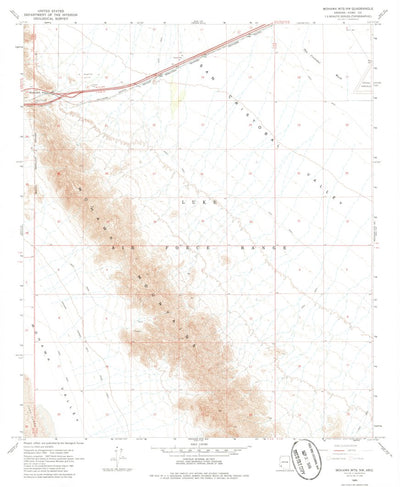 United States Geological Survey Mohawk Mountains NW, AZ (1965, 24000-Scale) digital map