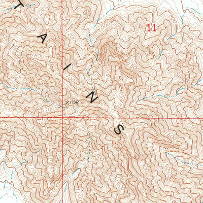 United States Geological Survey Mohawk Mountains NW, AZ (1965, 24000-Scale) digital map