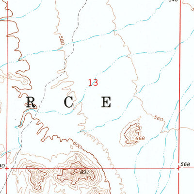 United States Geological Survey Mohawk Mountains SE, AZ (1965, 24000-Scale) digital map