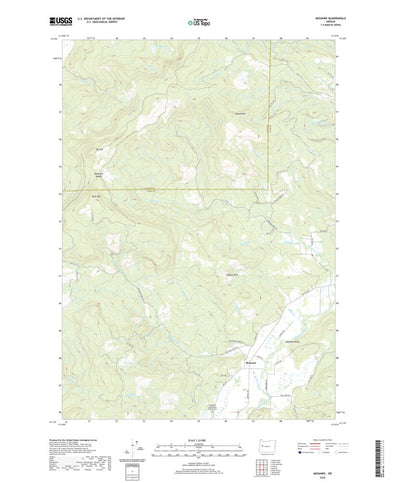 United States Geological Survey Mohawk, OR (2020, 24000-Scale) digital map