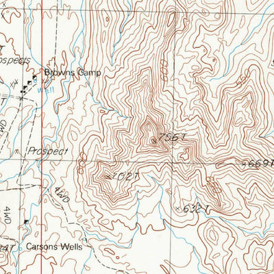 United States Geological Survey Mohawk Spring, CA (1985, 24000-Scale) digital map