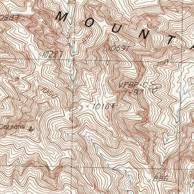 United States Geological Survey Mohawk Spring, CA (1985, 24000-Scale) digital map