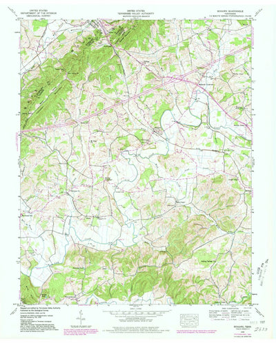 United States Geological Survey Mohawk, TN (1939, 24000-Scale) digital map