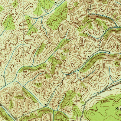 United States Geological Survey Mohawk, TN (1940, 24000-Scale) digital map