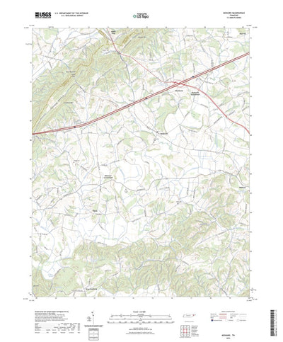 United States Geological Survey Mohawk, TN (2022, 24000-Scale) digital map