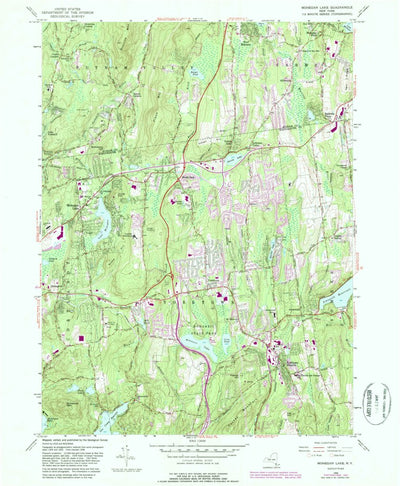 United States Geological Survey Mohegan Lake, NY (1956, 24000-Scale) digital map