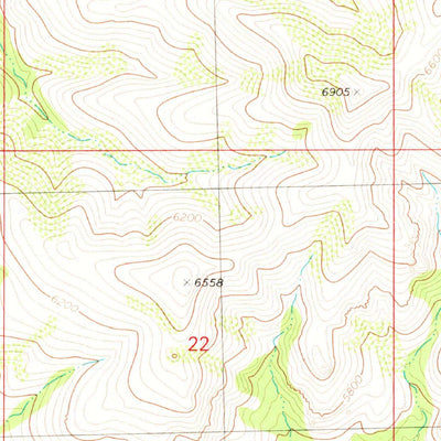 United States Geological Survey Mohon Peak, AZ (1980, 24000-Scale) digital map