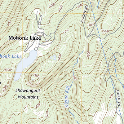 United States Geological Survey Mohonk Lake, NY (2023, 24000-Scale) digital map