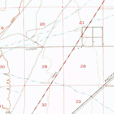 United States Geological Survey Mojave, CA (1956, 62500-Scale) digital map