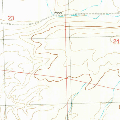 United States Geological Survey Mojonera Canyon, NM (1981, 24000-Scale) digital map