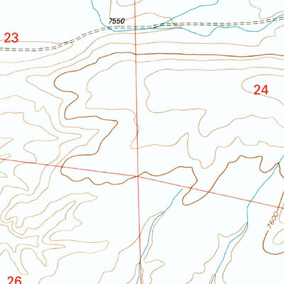 United States Geological Survey Mojonera Canyon, NM (1999, 24000-Scale) digital map