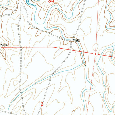 United States Geological Survey Mojonera Canyon, NM (1999, 24000-Scale) digital map