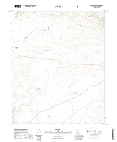 United States Geological Survey Mojonera Canyon, NM (2023, 24000-Scale) digital map
