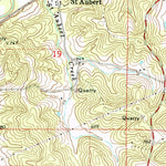 United States Geological Survey Mokane East, MO (1975, 24000-Scale) digital map