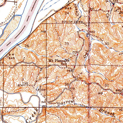 United States Geological Survey Mokane, MO (1945, 62500-Scale) digital map