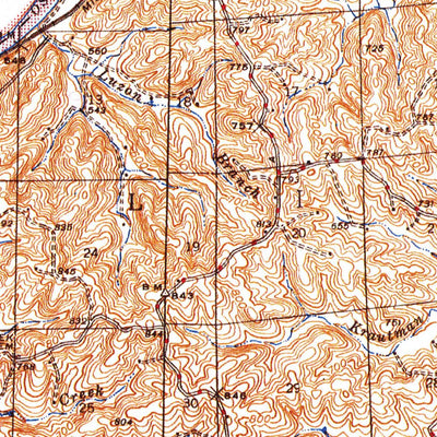 United States Geological Survey Mokane, MO (1945, 62500-Scale) digital map
