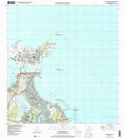 United States Geological Survey Mokapu Point, HI (1998, 24000-Scale) digital map