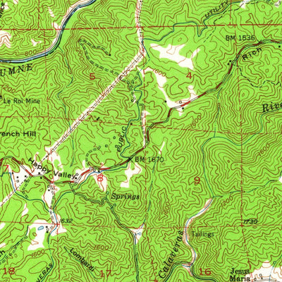 United States Geological Survey Mokelumne Hill, CA (1948, 62500-Scale) digital map