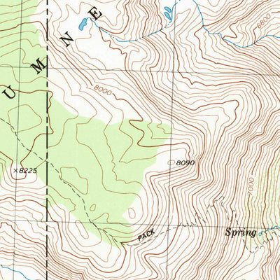United States Geological Survey Mokelumne Peak, CA (1979, 24000-Scale) digital map