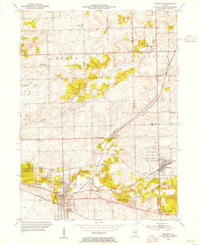 United States Geological Survey Mokena, IL (1953, 24000-Scale) digital map