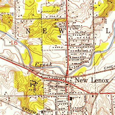 United States Geological Survey Mokena, IL (1953, 24000-Scale) digital map