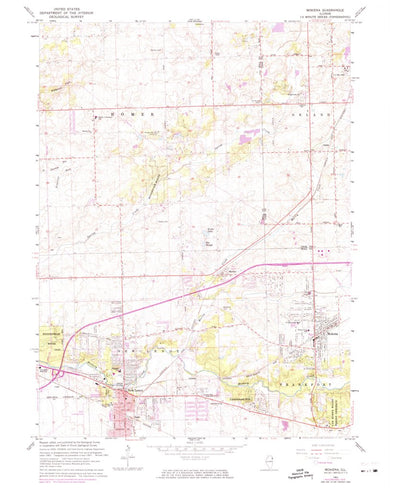 United States Geological Survey Mokena, IL (1963, 24000-Scale) digital map