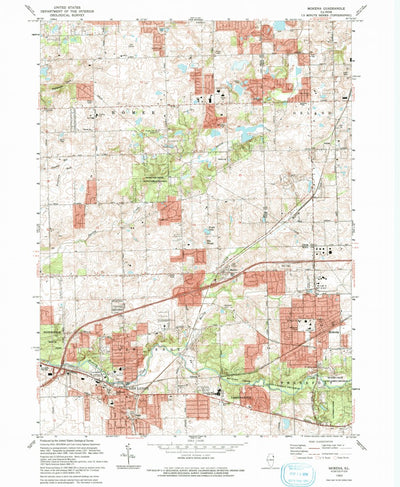 United States Geological Survey Mokena, IL (1993, 24000-Scale) digital map