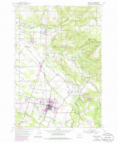 United States Geological Survey Molalla, OR (1954, 24000-Scale) digital map