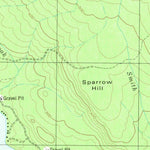 United States Geological Survey Molasses Pond, ME (1982, 24000-Scale) digital map