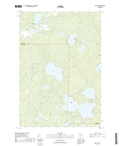 United States Geological Survey Mole Lake, WI (2018, 24000-Scale) digital map