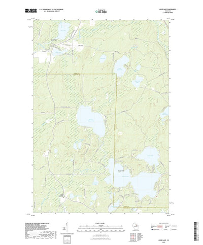 United States Geological Survey Mole Lake, WI (2022, 24000-Scale) digital map