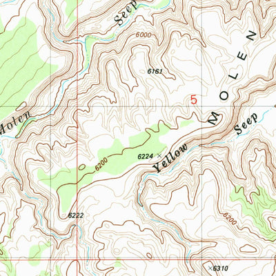 United States Geological Survey Molen, UT (1983, 24000-Scale) digital map