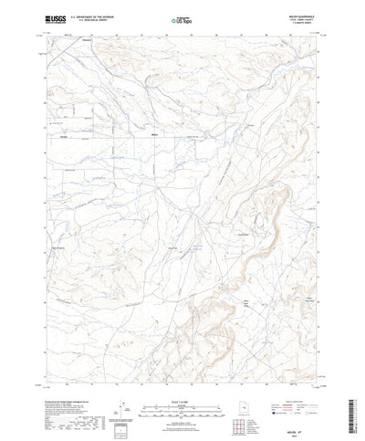 United States Geological Survey Molen, UT (2023, 24000-Scale) digital map