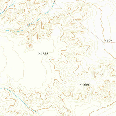 United States Geological Survey Molesworth Mesa South, TX (1978, 24000-Scale) digital map