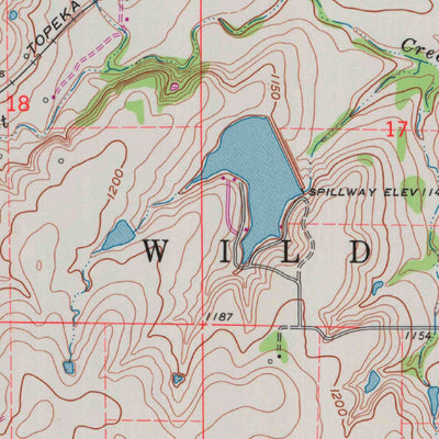 United States Geological Survey Moline, KS (1962, 24000-Scale) digital map