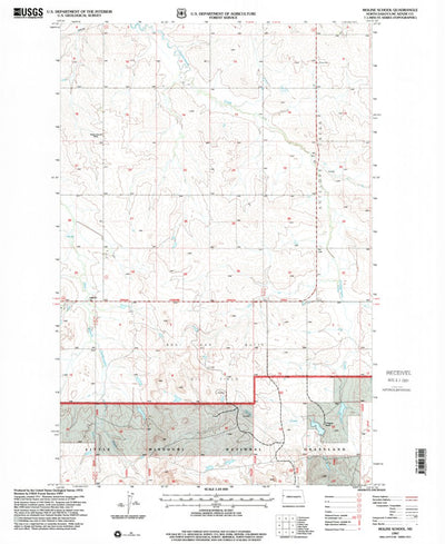 United States Geological Survey Moline School, ND (1997, 24000-Scale) digital map