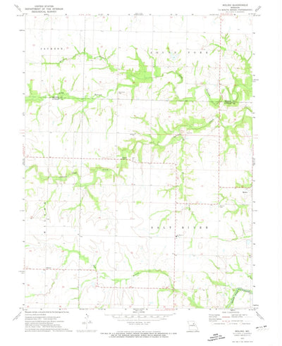 United States Geological Survey Molino, MO (1972, 24000-Scale) digital map