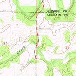United States Geological Survey Molino, MO (1972, 24000-Scale) digital map