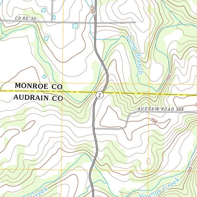 United States Geological Survey Molino, MO (2012, 24000-Scale) digital map