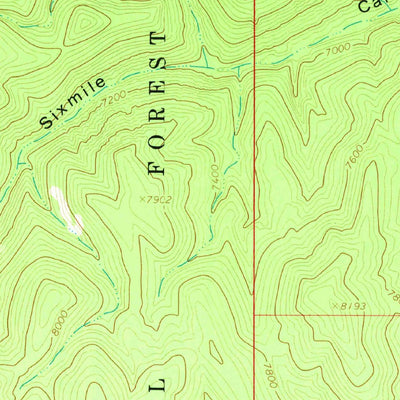 United States Geological Survey Molino Peak, NM (1965, 24000-Scale) digital map