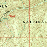 United States Geological Survey Molino Peak, NM (1995, 24000-Scale) digital map